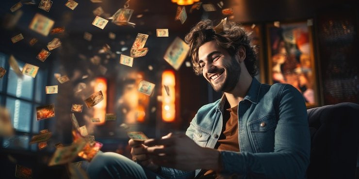Antarmuka Mega Moolah di aplikasi moon33 dengan tampilan jackpot progresif dan kontrol putar